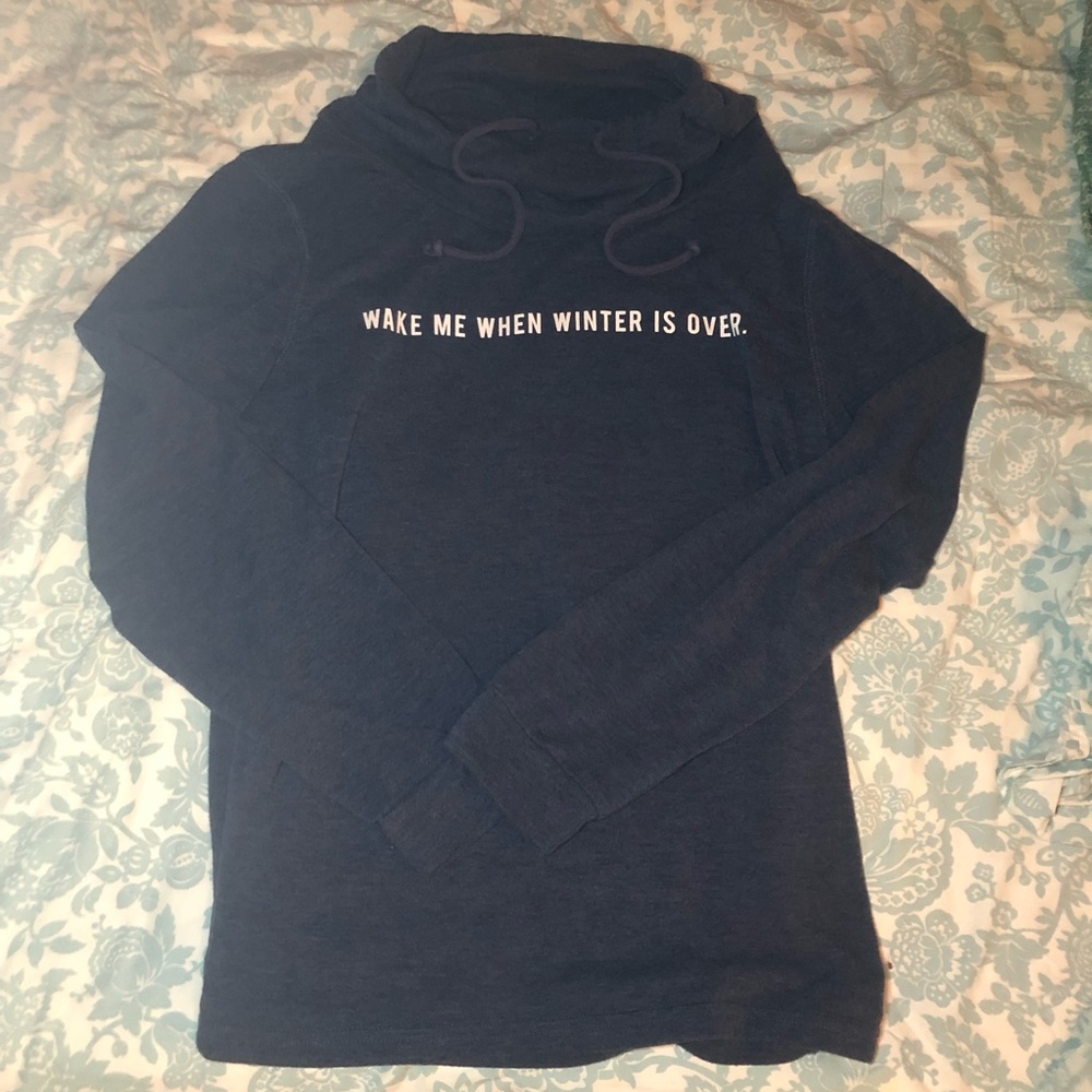 Casual, cowl neck sweatshirt